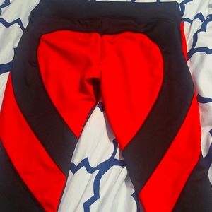 Black and red womens  size  Mediumjoggers